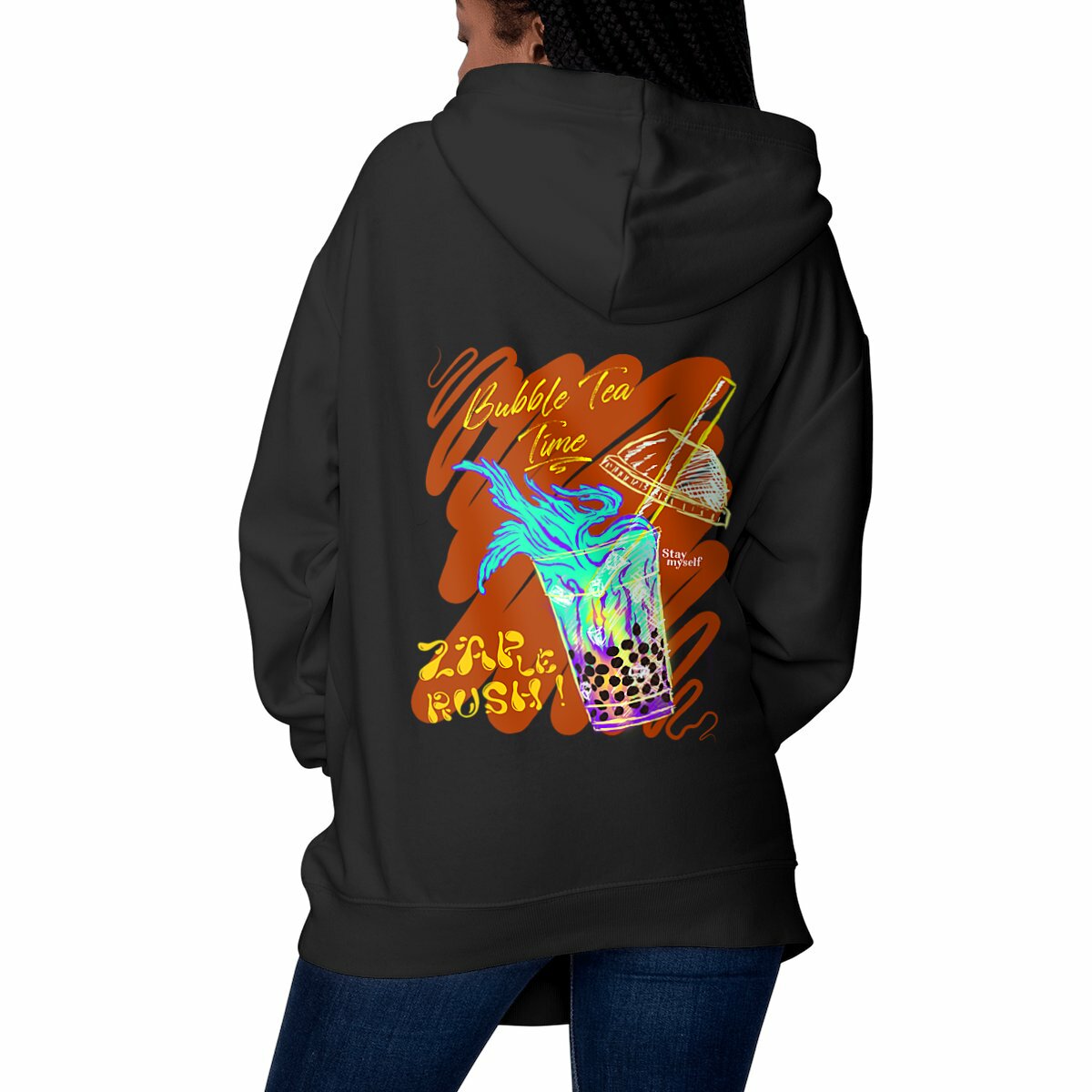 Image front Sweat épais - ZAP le Rush - Bubble Tea Time