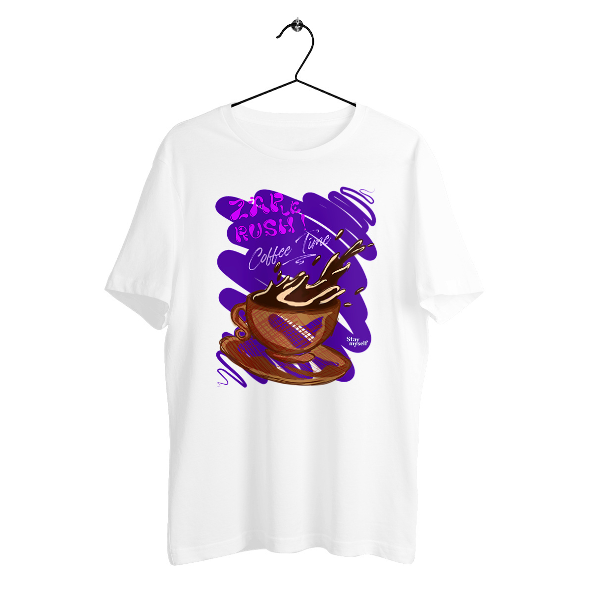 Image back T-shirt épais - ZAP le Rush - Coffee Time