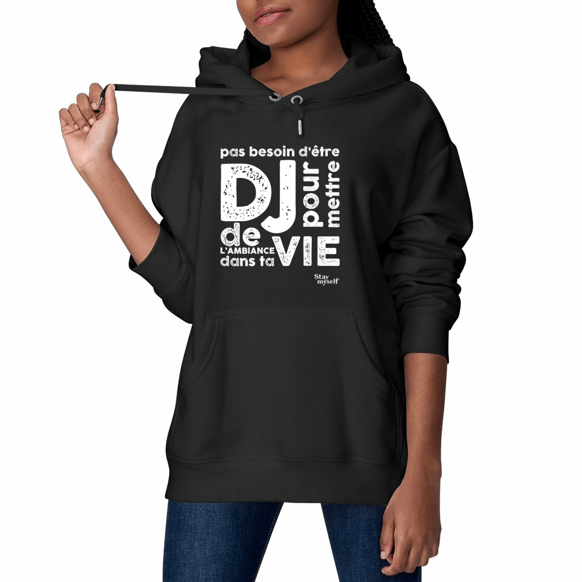 Image front Sweat épais - DJ White