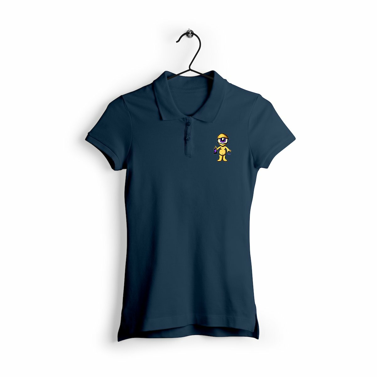 Image back Polo Femme - Cyclope yellow
