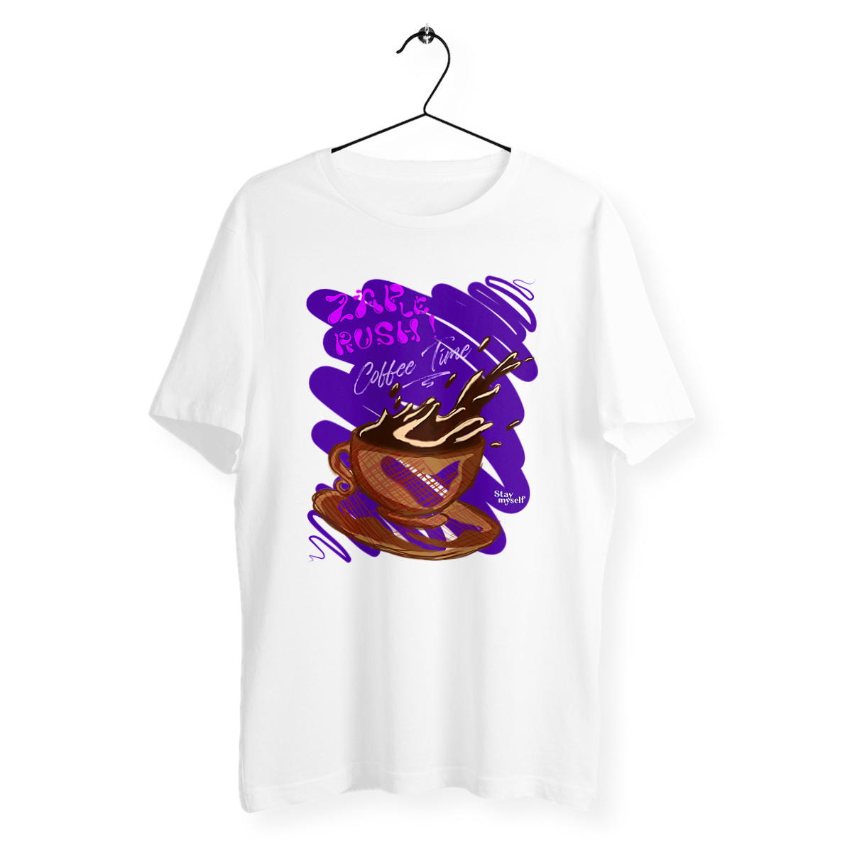 Image back T-shirt - ZAP le Rush - Coffee Time