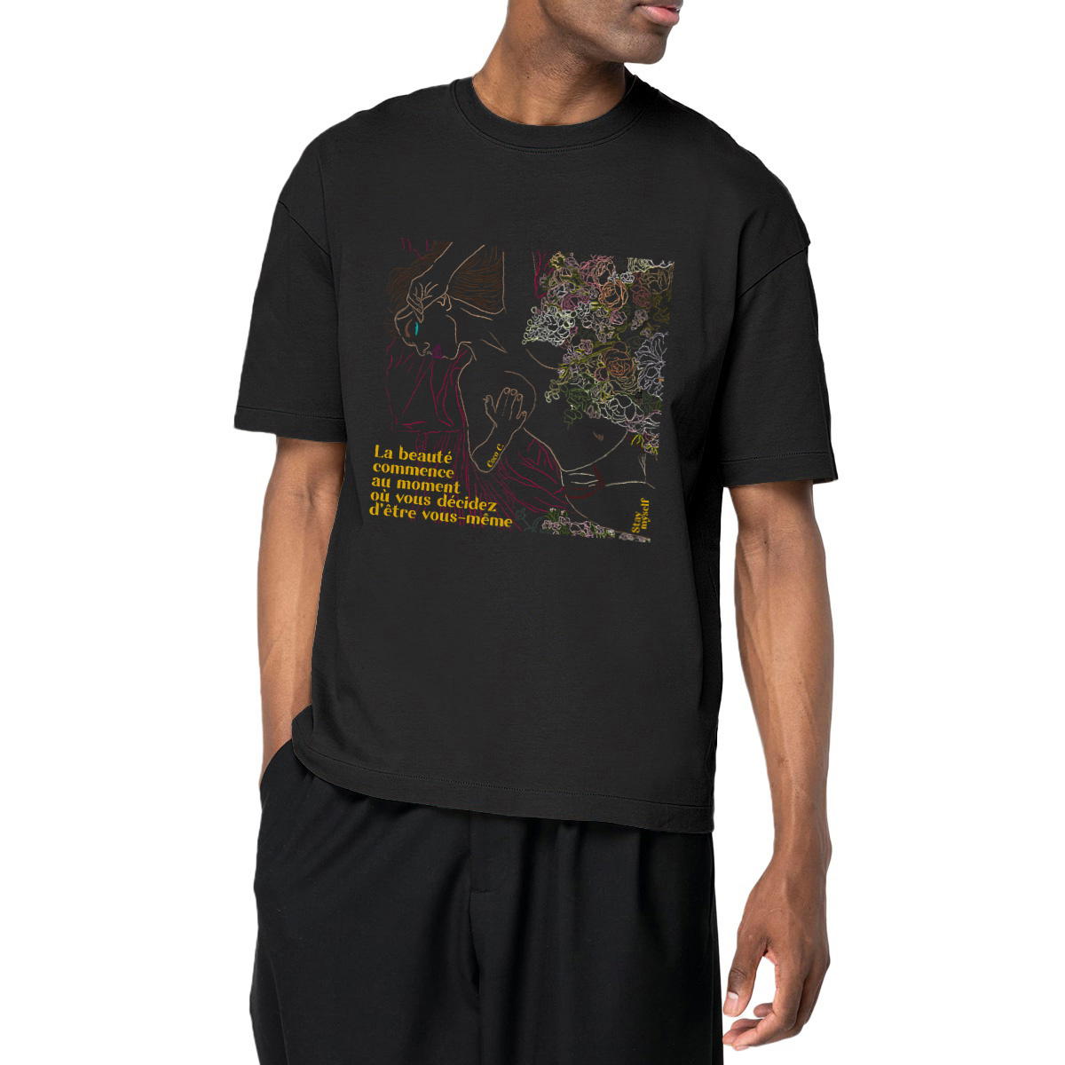 Image front T-shirt Oversize - Coco C.