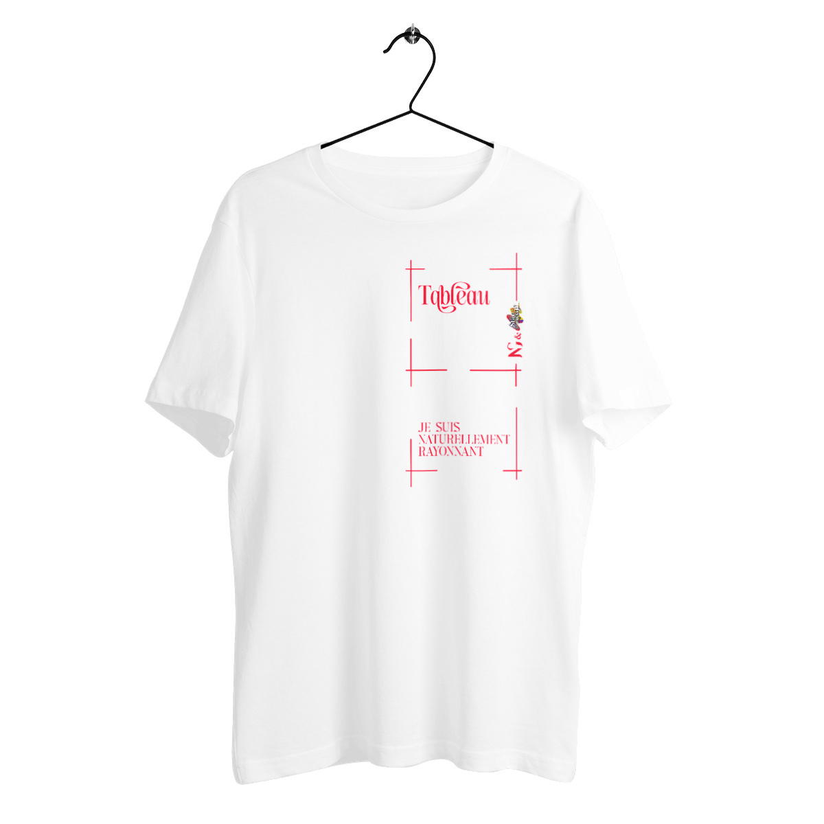 Image back T-shirt épais - Tableau - Rayonnant