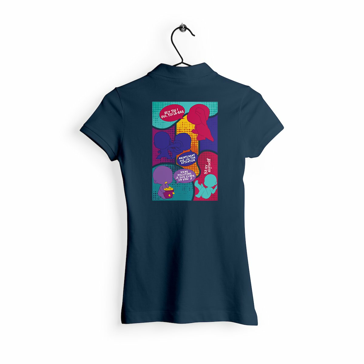 Image back Polo Femme - BD - Botage de fessiers