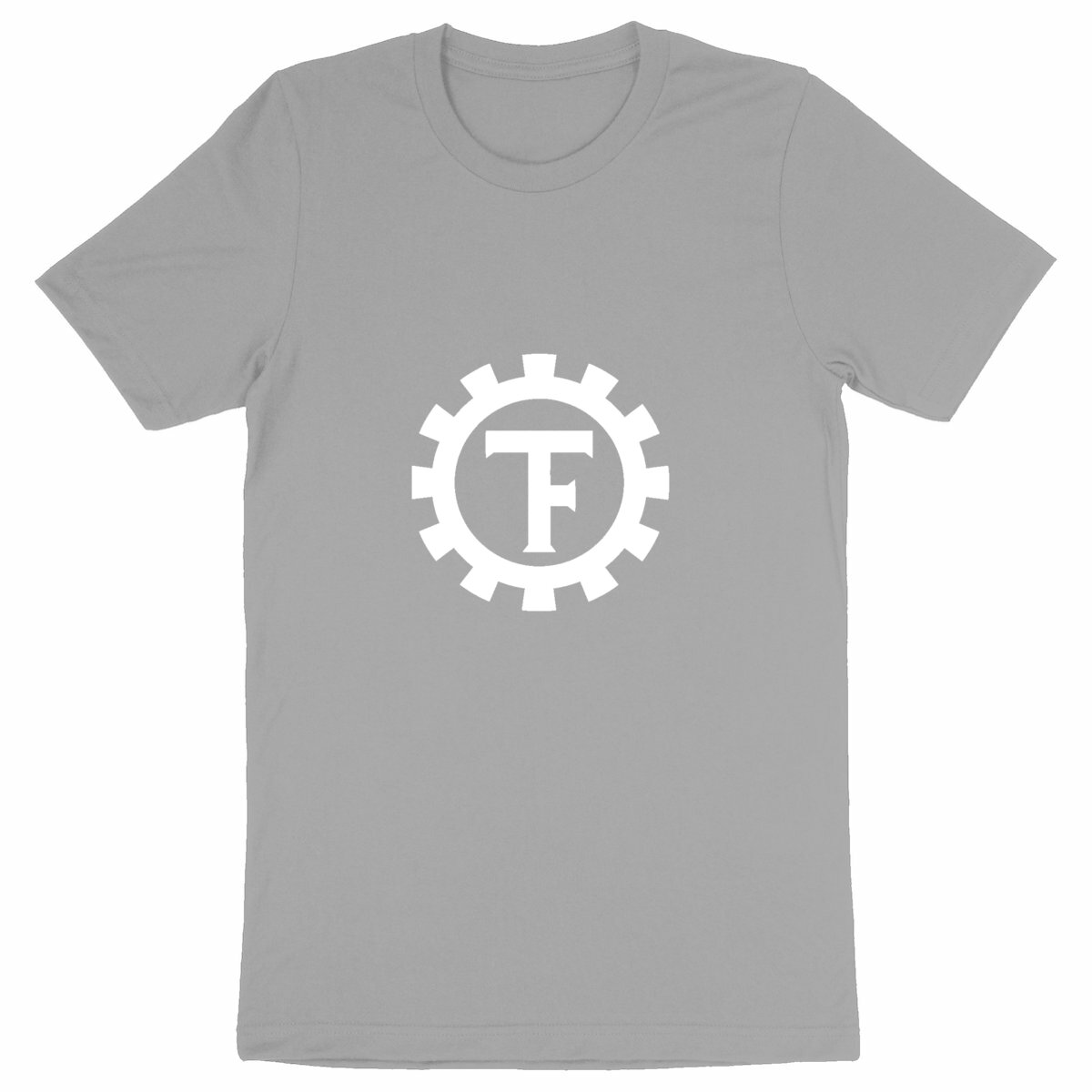 Image back T(F)-skjorta med stort tryck (vit logo)