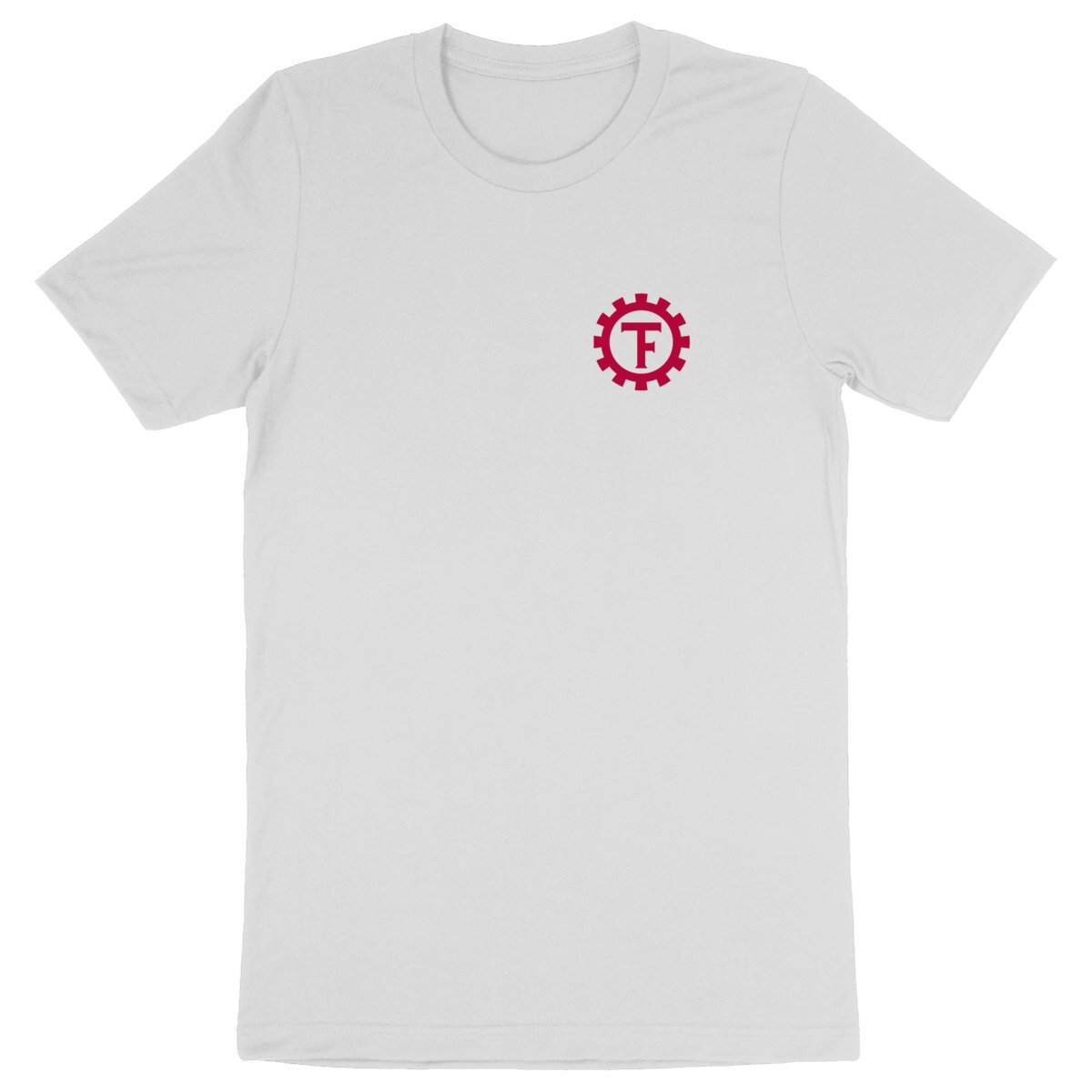 Image back T(F)-skjorta med litet tryck (röd logo)