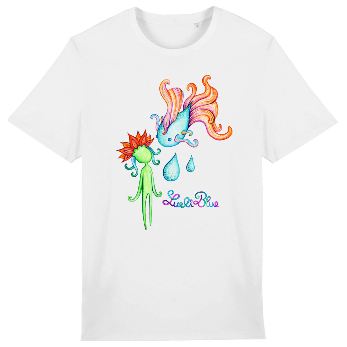 Image back T-shirt Poisson