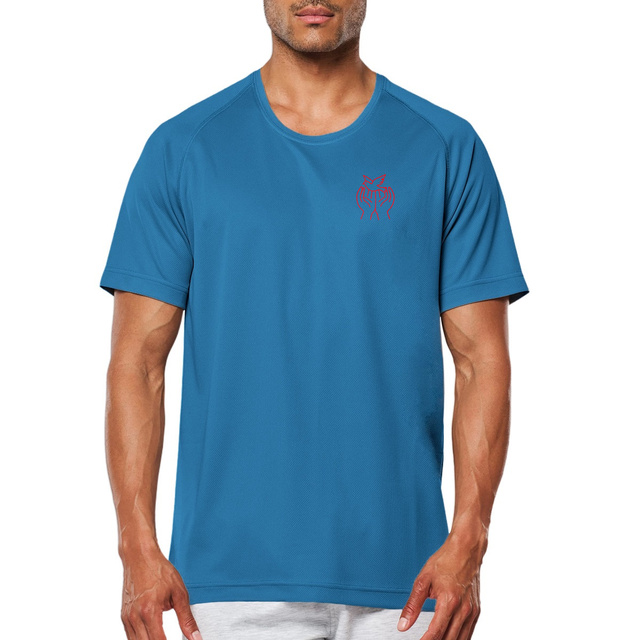 T-shirt de sport recyclé pour homme  “SABR. SHUKR. SALAH.” — Éthique & Foi