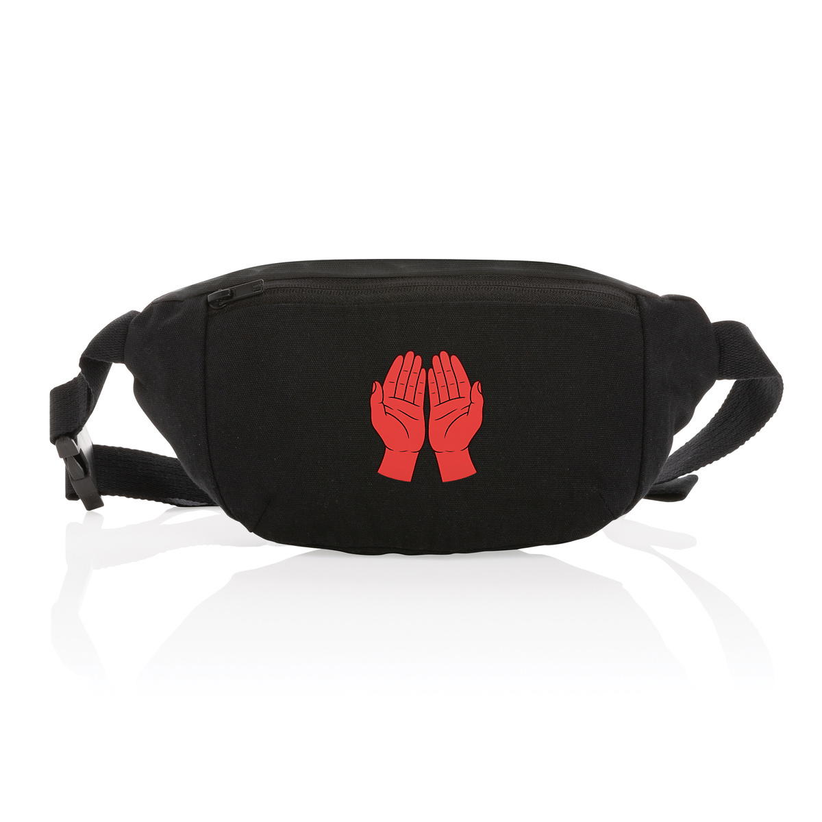 Sac banane en toile recyclée “SABR. SHUKR. SALAH.” — Éthique & Foi - Image