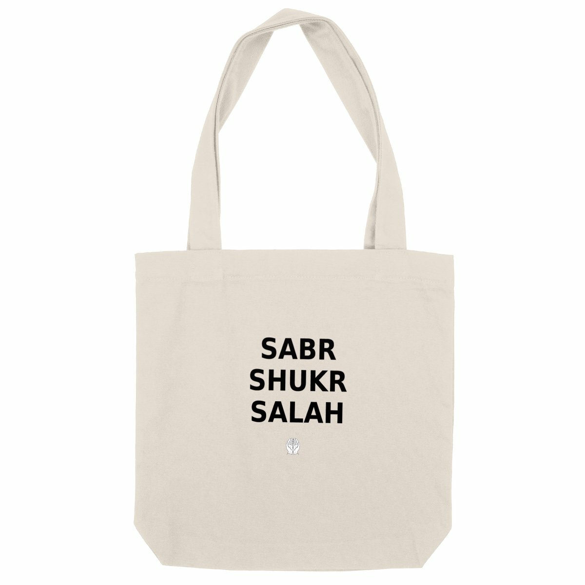 Totebag “SABR. SHUKR. SALAH.” — Éthique & Foi - Image