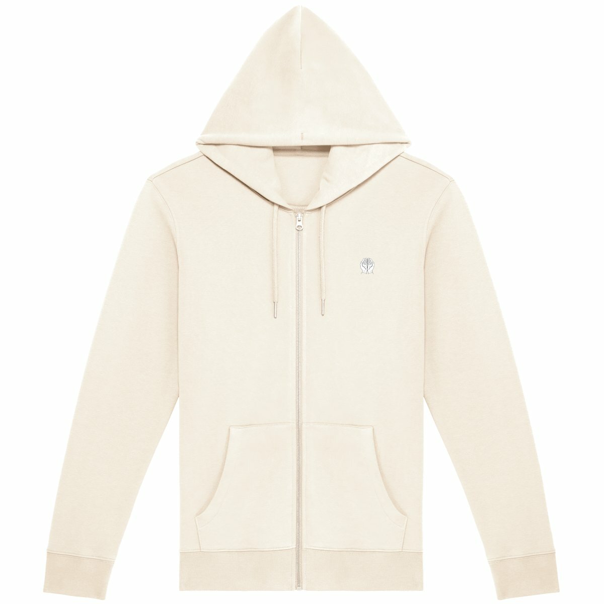 Sweat à capuche zippé unisexe – SABR. SHUKR. SALAH. - Image