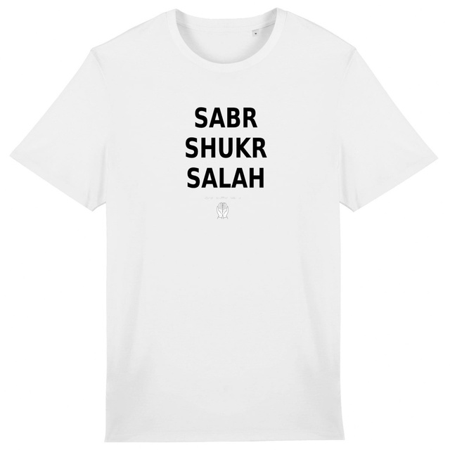 T-shirt Léger Unisexe — SABR. SHUKR. SALAH. - Image