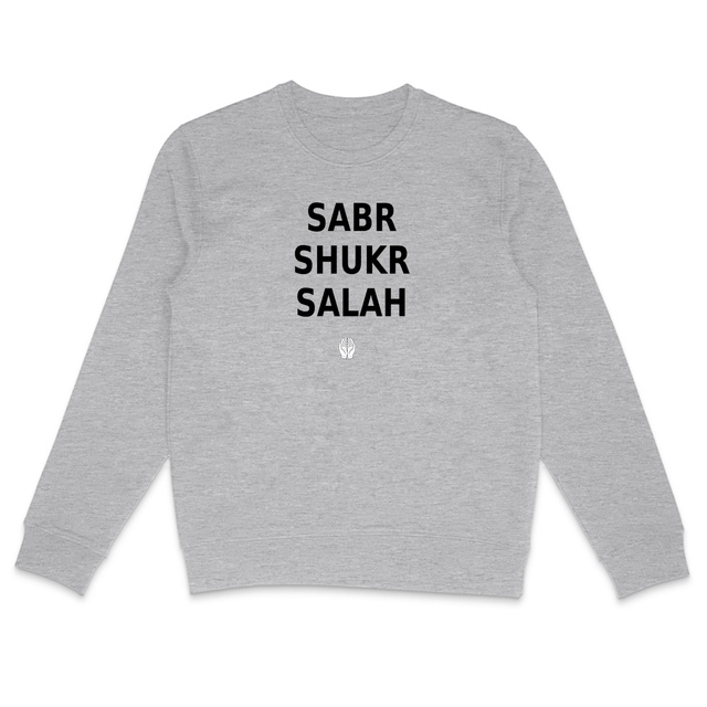 SABR. SHUKR. SALAH. — Sweat Léger Unisexe - Image