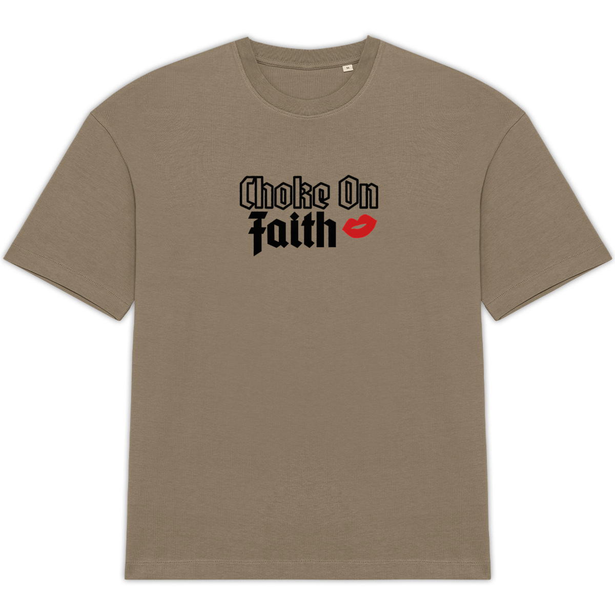 Image front faith oversize tee