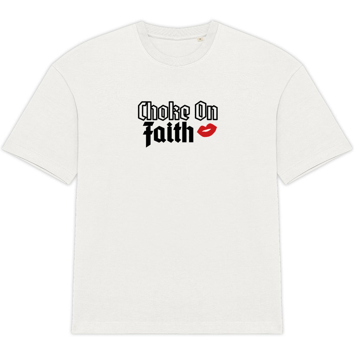 Image back faith oversize tee
