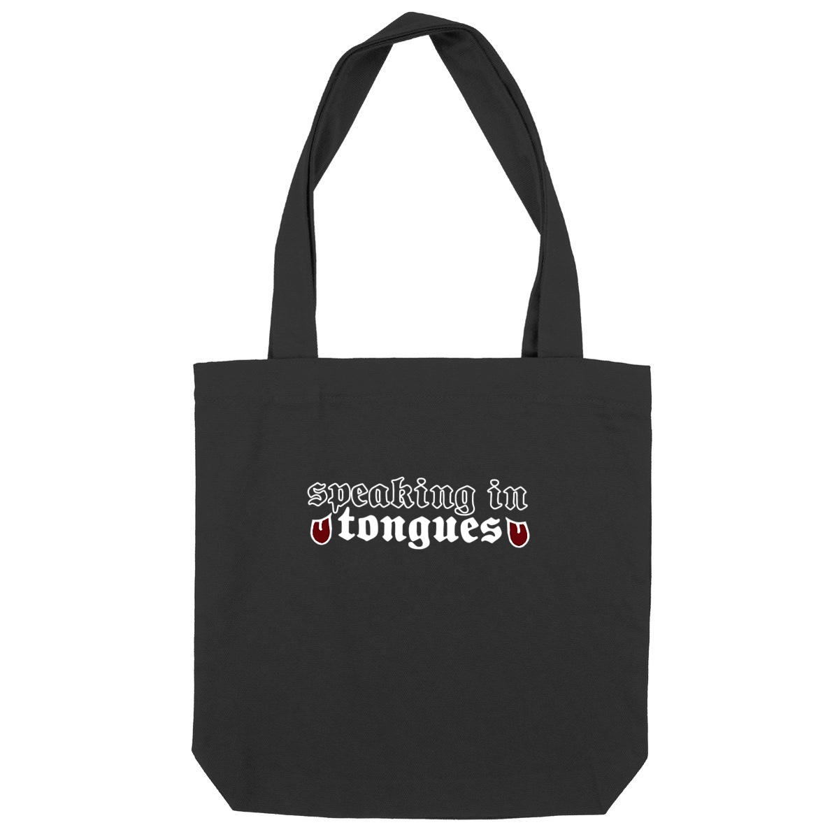 Image front speaking tote