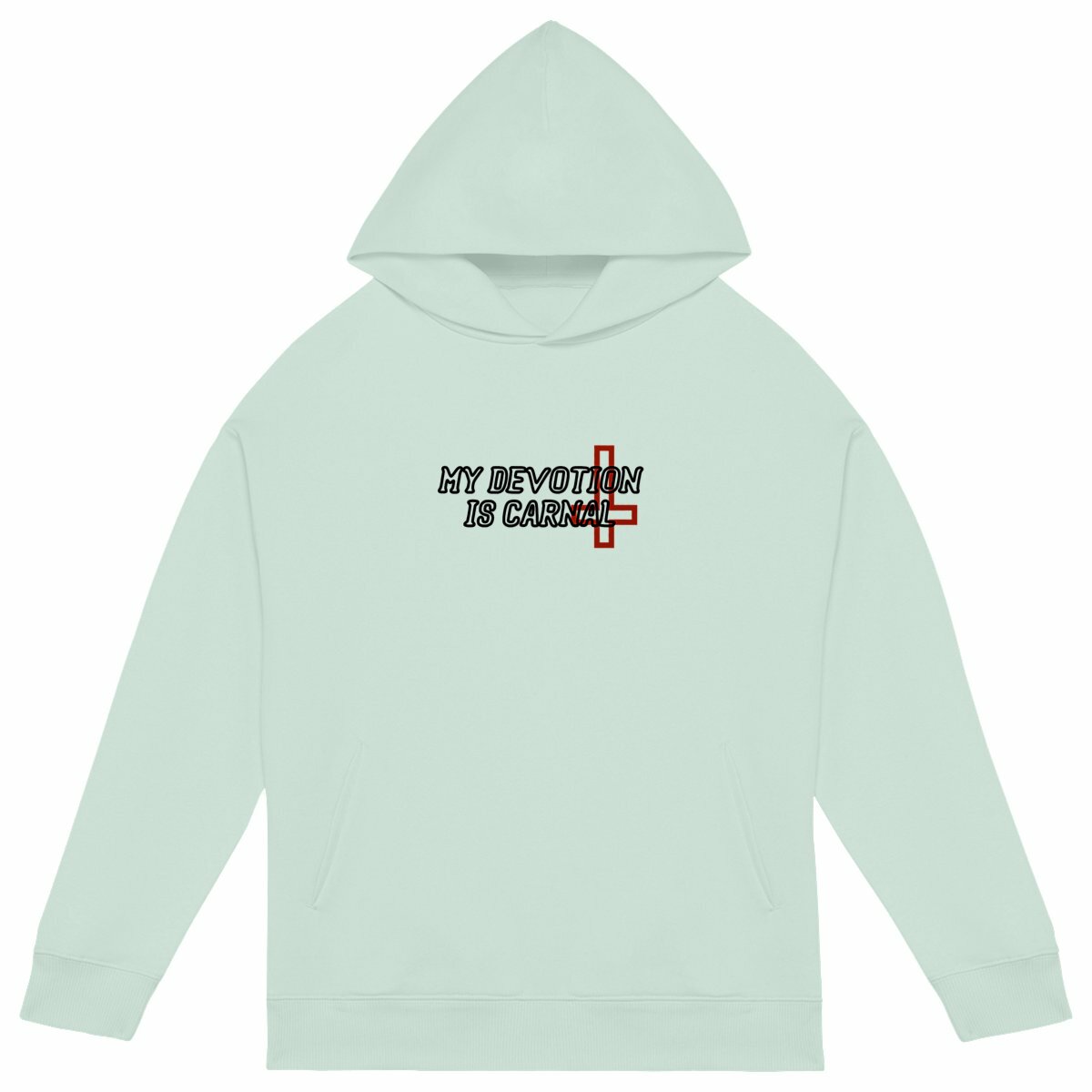 Image front my devotion oversize hoodie