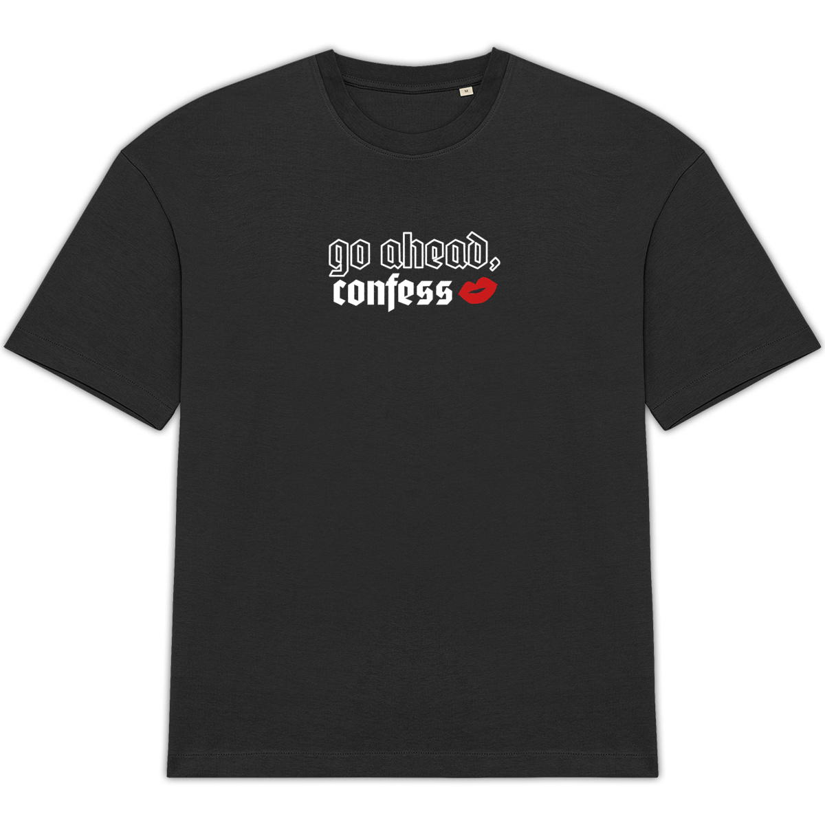 Image back confess oversize tee