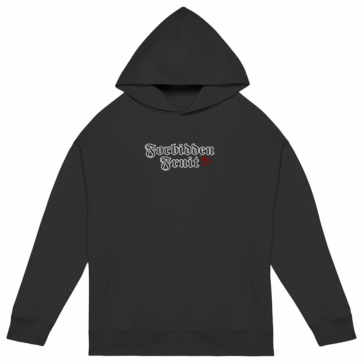 Image back forbidden oversize hoodie