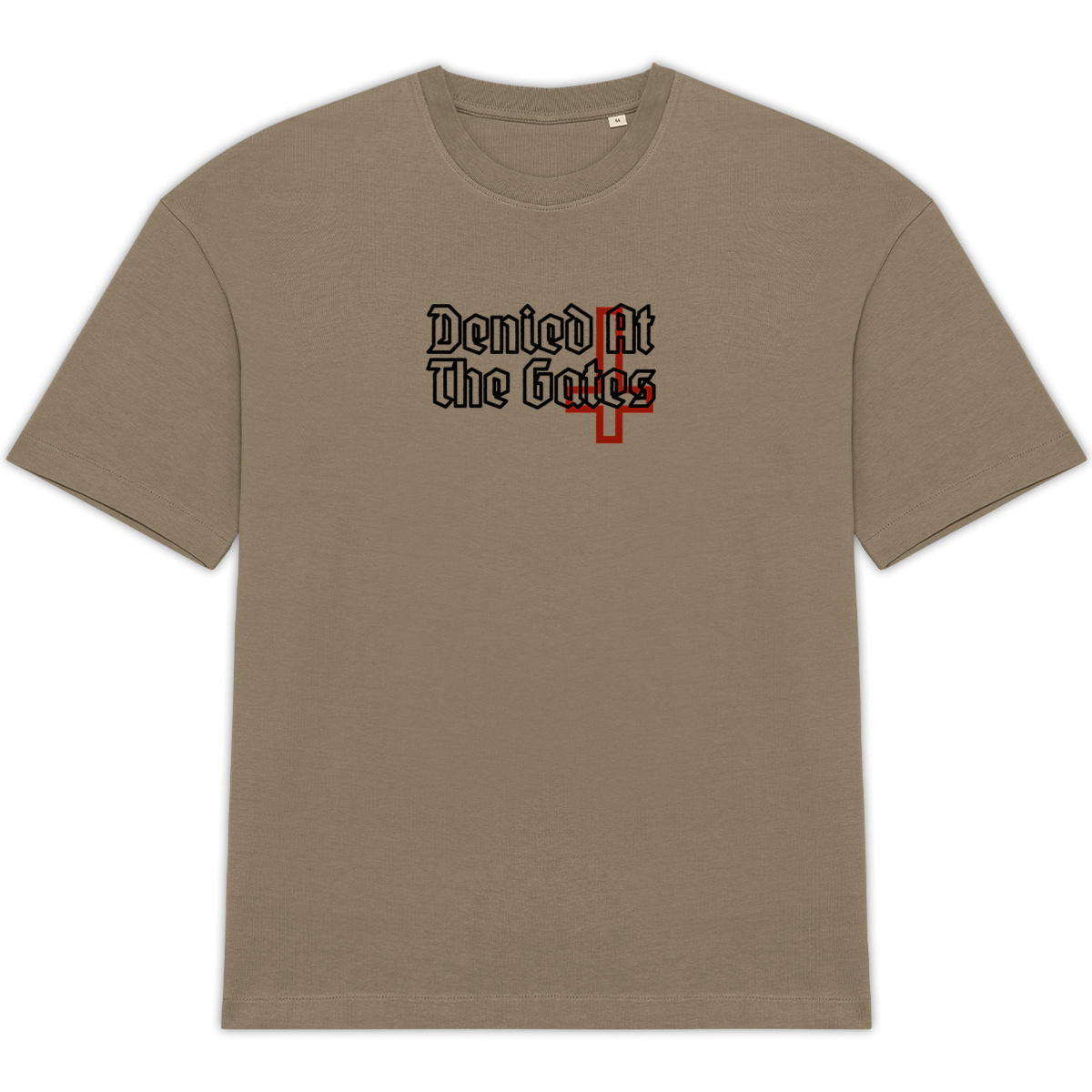 Image back denied oversize tee