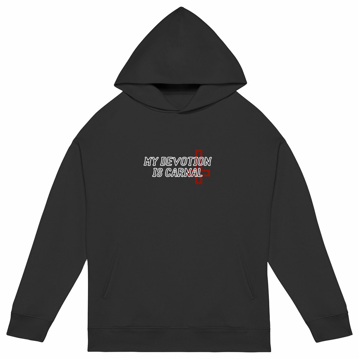 Image back my devotion oversize hoodie
