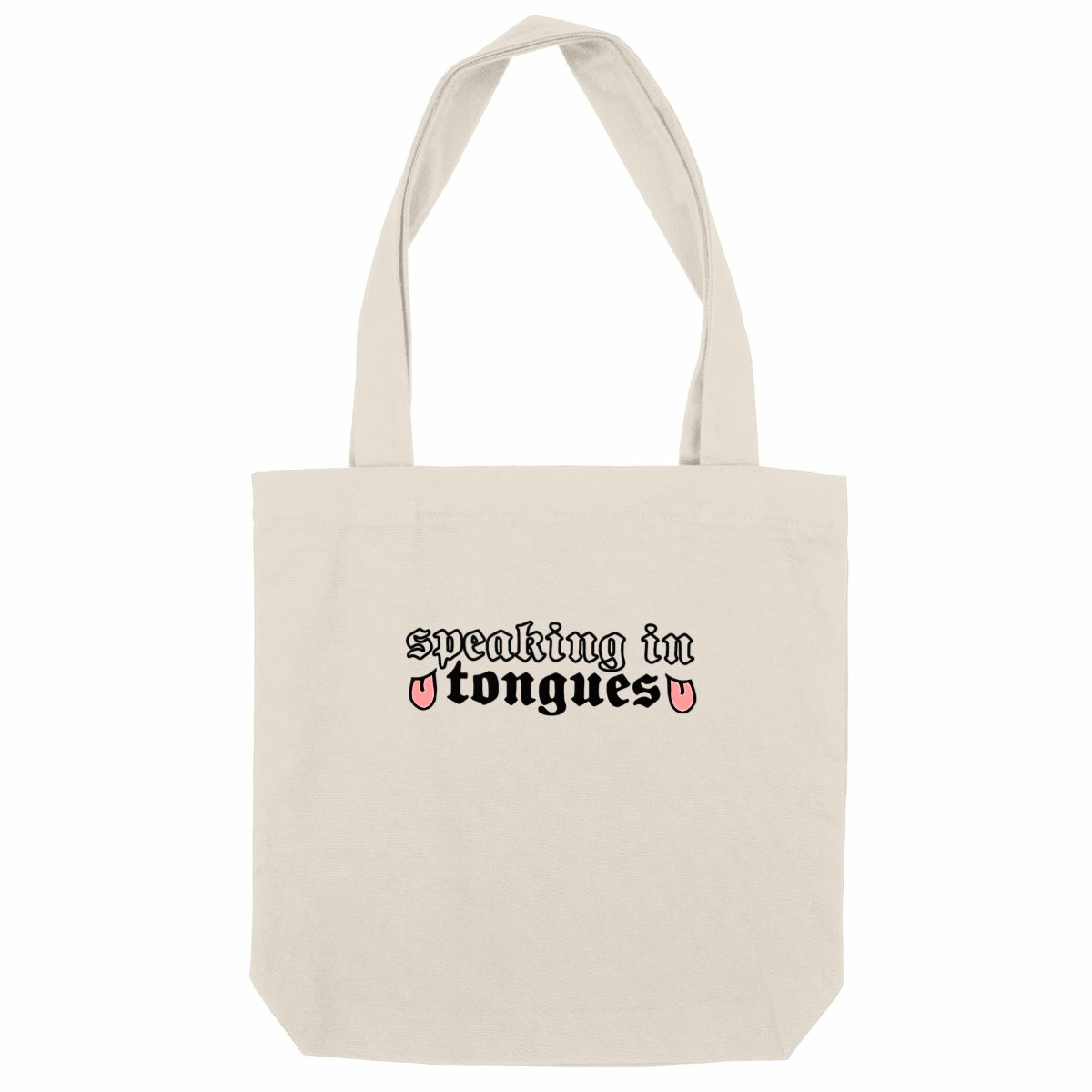 Image back speaking tote