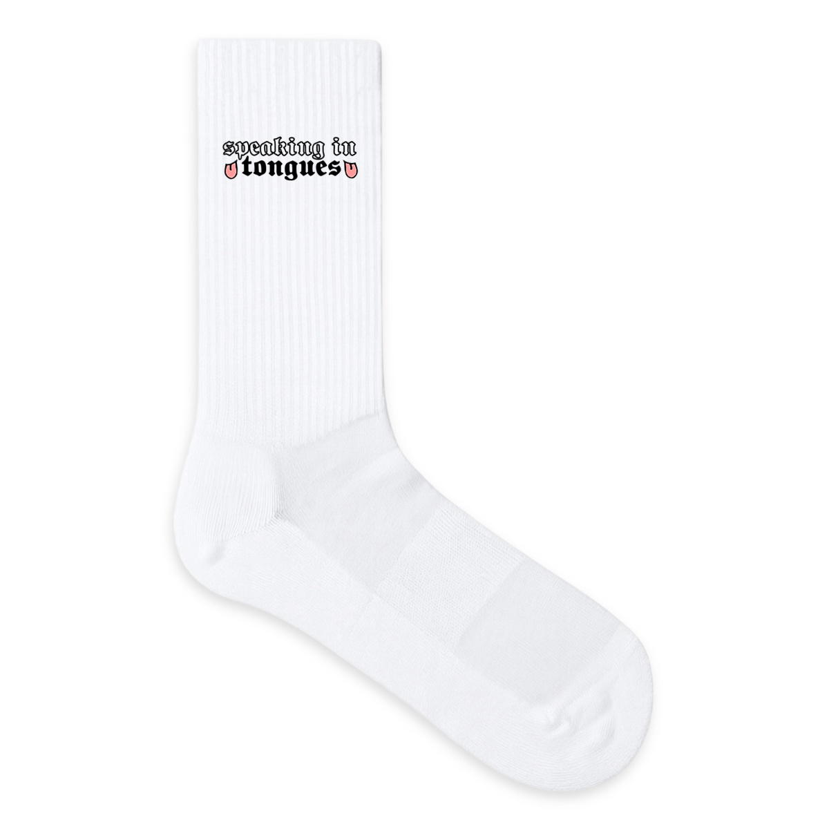 Image front speaking socks