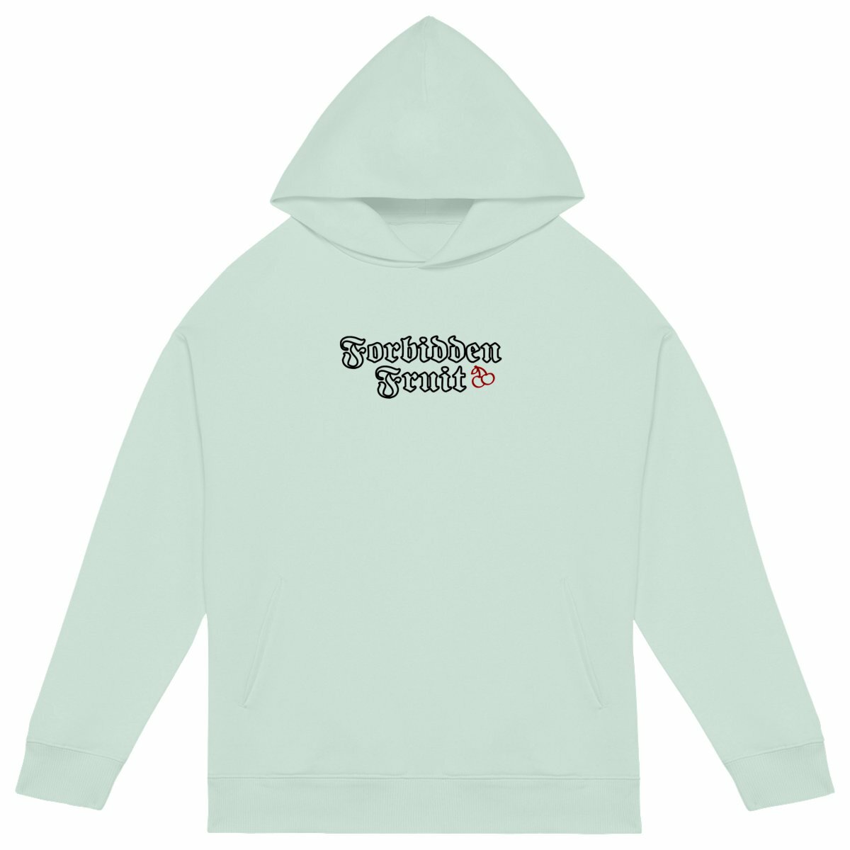 Image front forbidden oversize hoodie