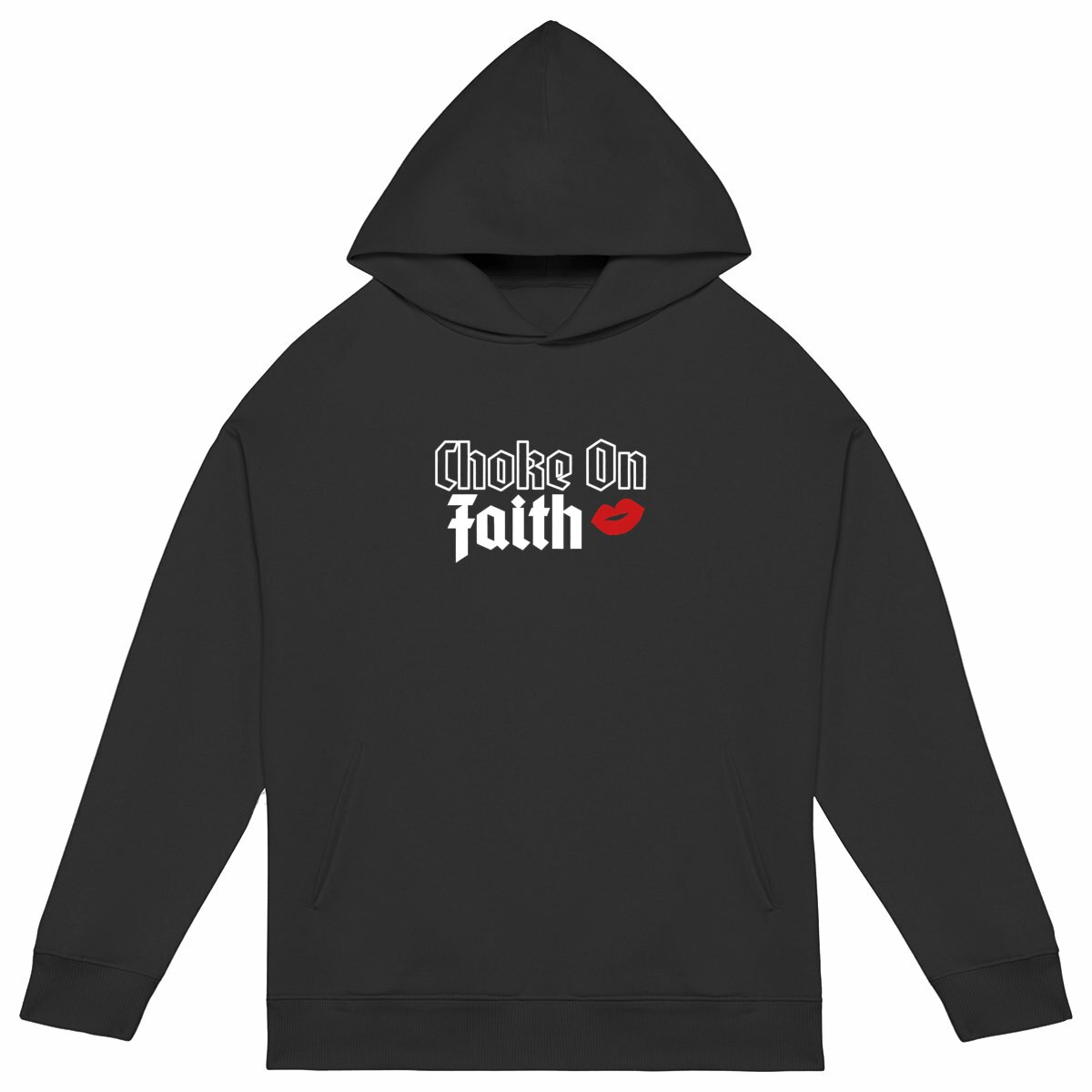 Image back faith oversize hoodie