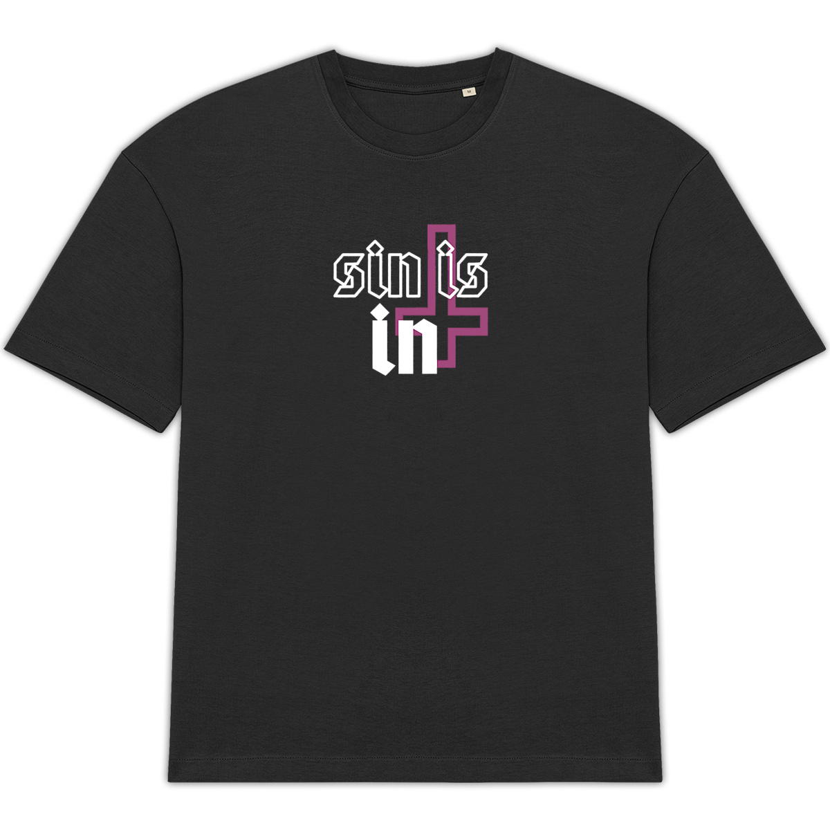 Image back sin is IN oversize tee