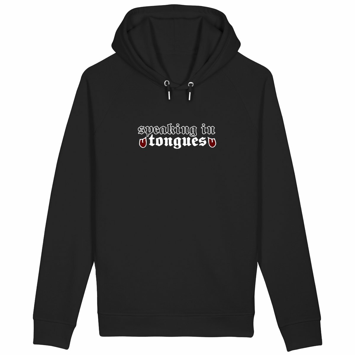 Image front speaking hoodie