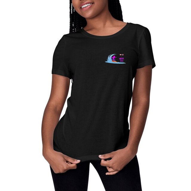 Image front 2024 Surf Tahiti Teahupoo T-shirt Femme Premium Plus