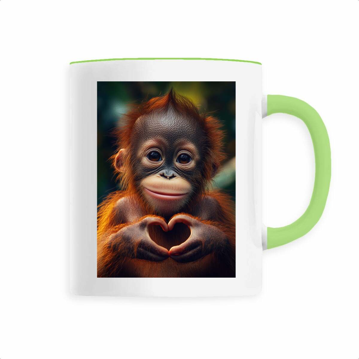 Image front Petit singe coeur