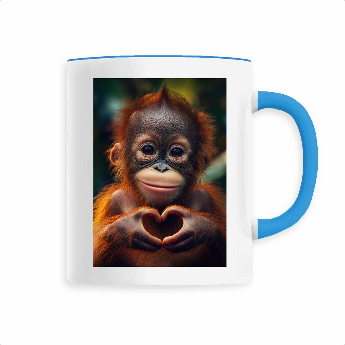 Image back Petit singe coeur