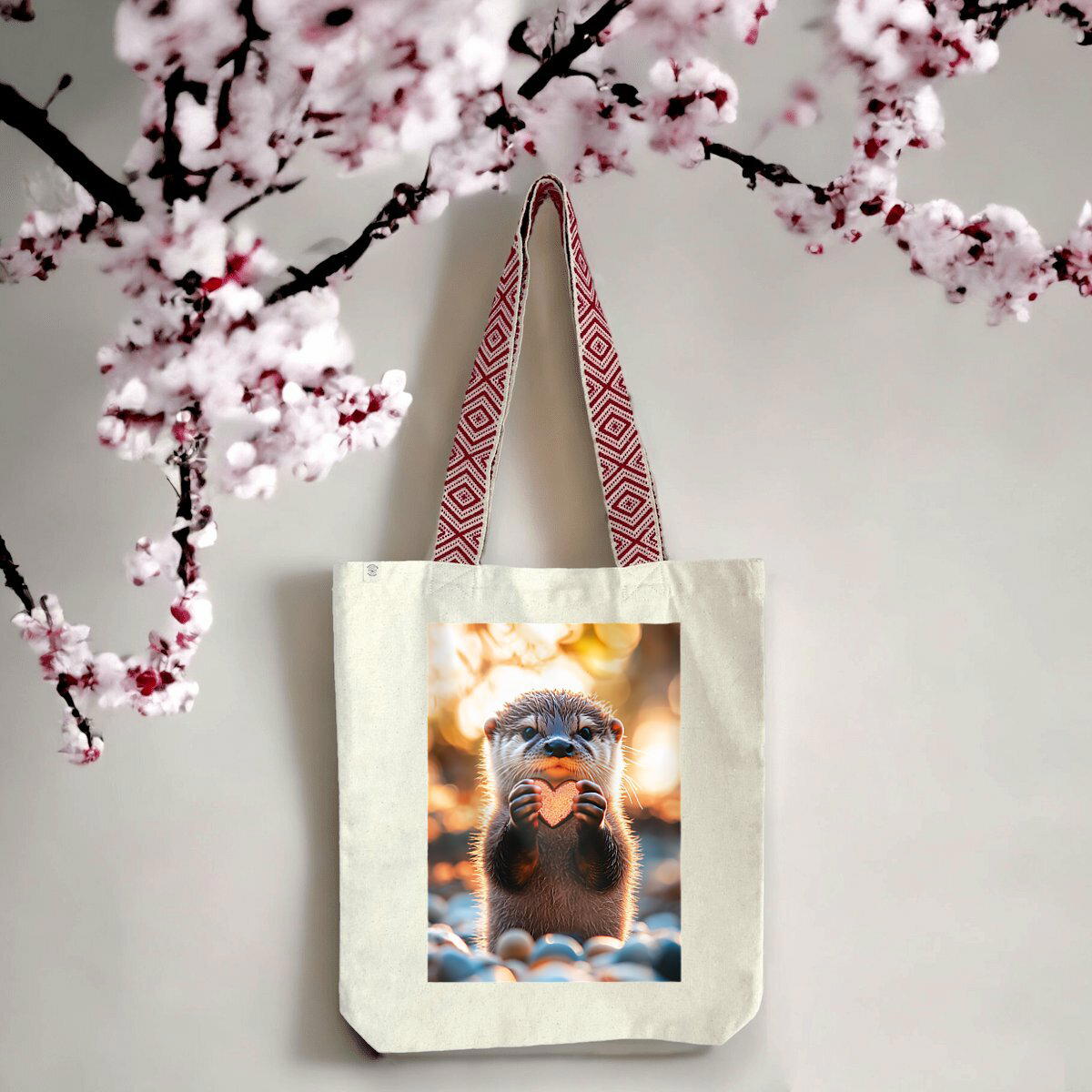 Image front Petite loutre coeur