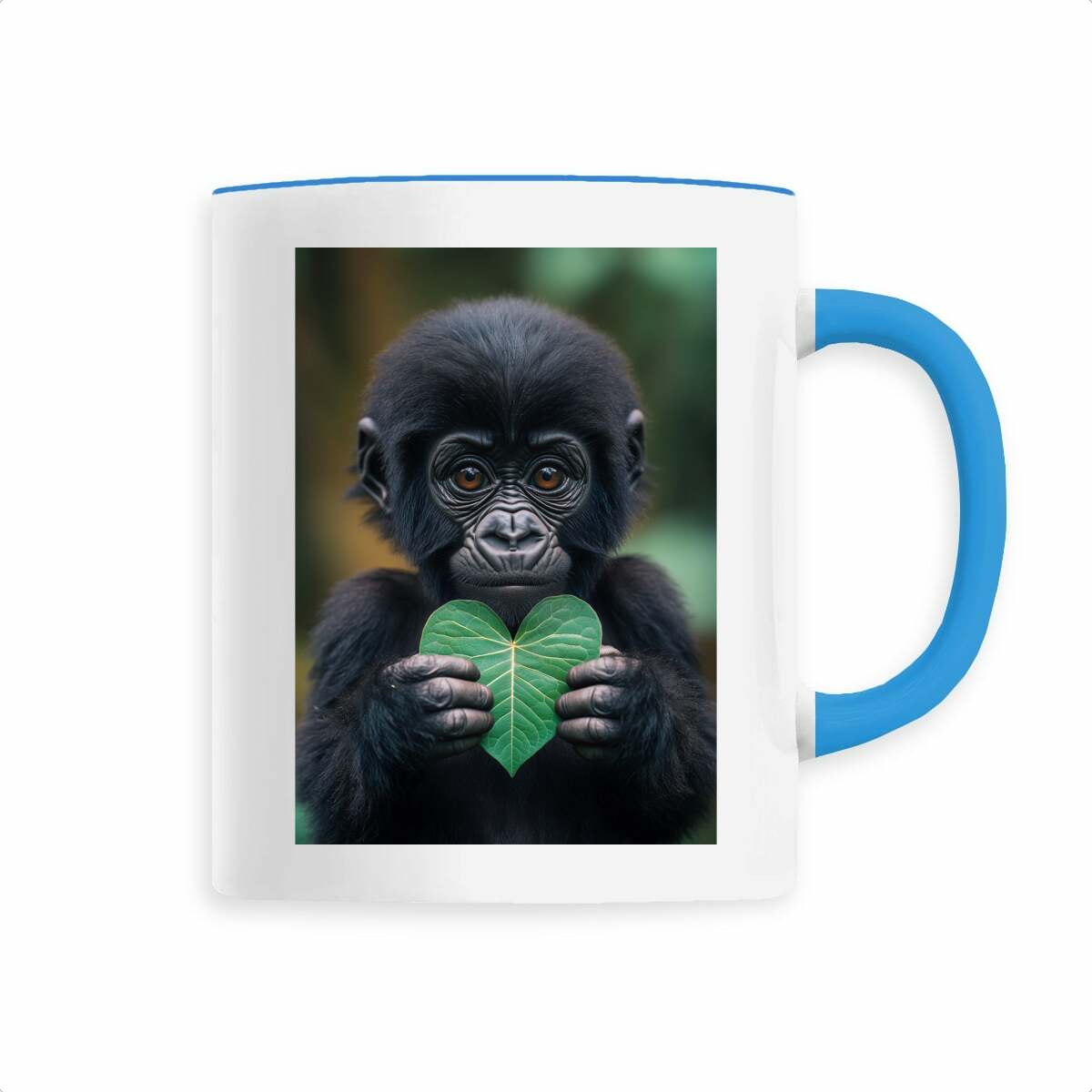 Image back Petit gorille coeur