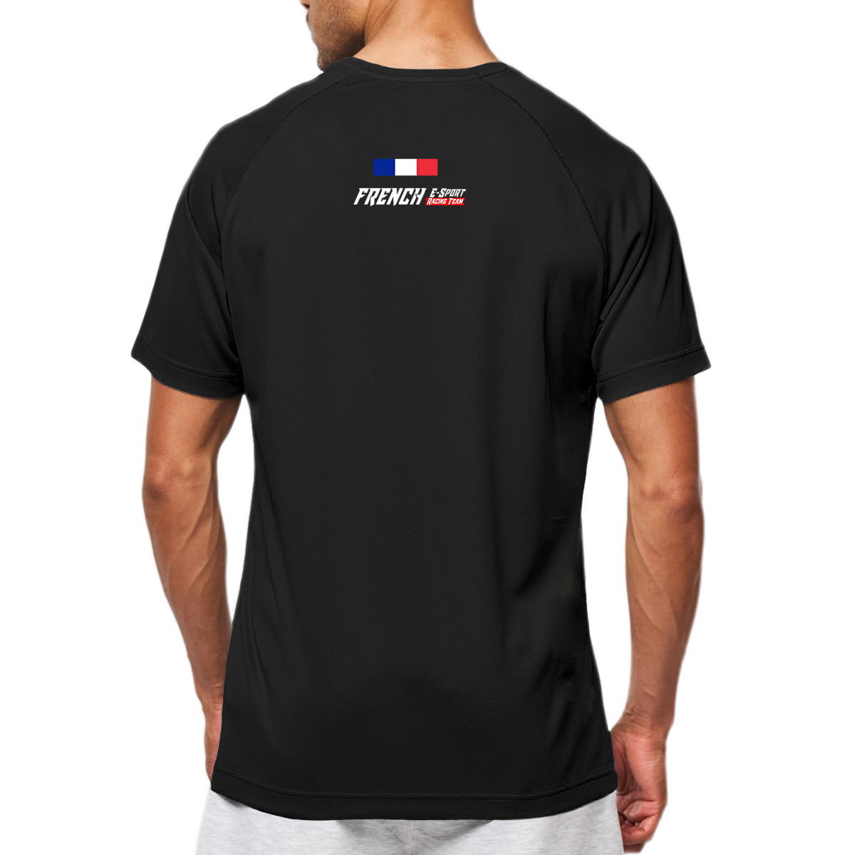 T-shirt de sport recyclé pour homme - French E-Sport Team - 2 Faces