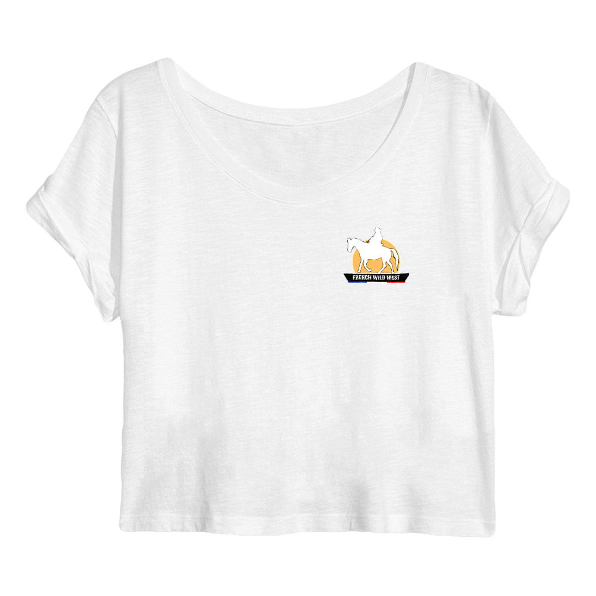 Crop Top Femme French Wild West  - Image