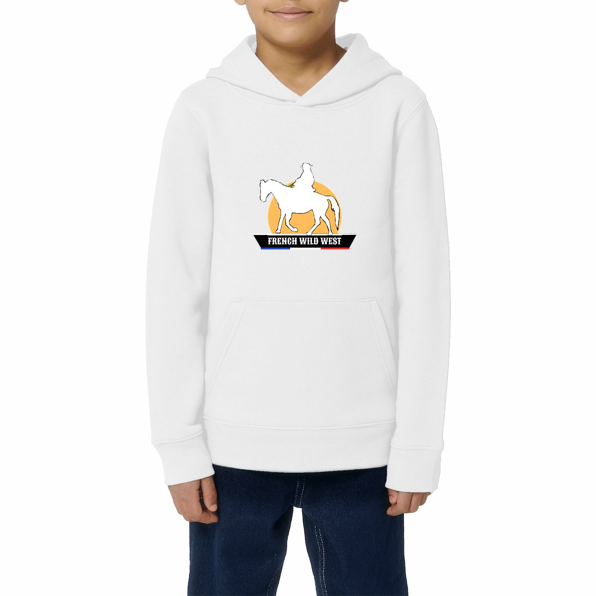 Sweat à Capuche Léger Enfant French Wild West 
