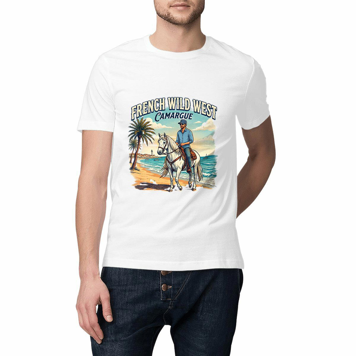 T-Shirt French Wild West Homme