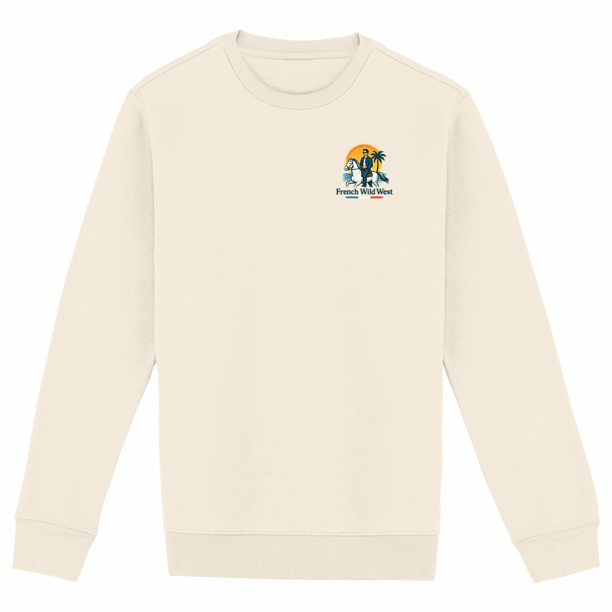 Sweat-shirt Epais Unisexe Moderne French Wild West - Image