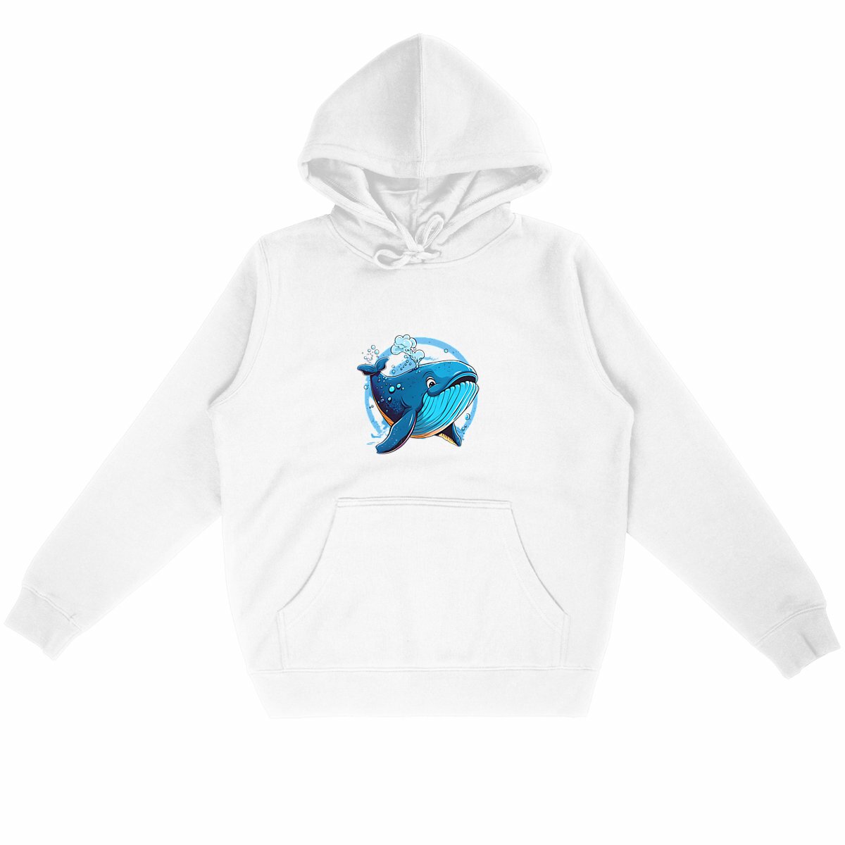 Image front Sweat à capuche léger Unisexe baleine