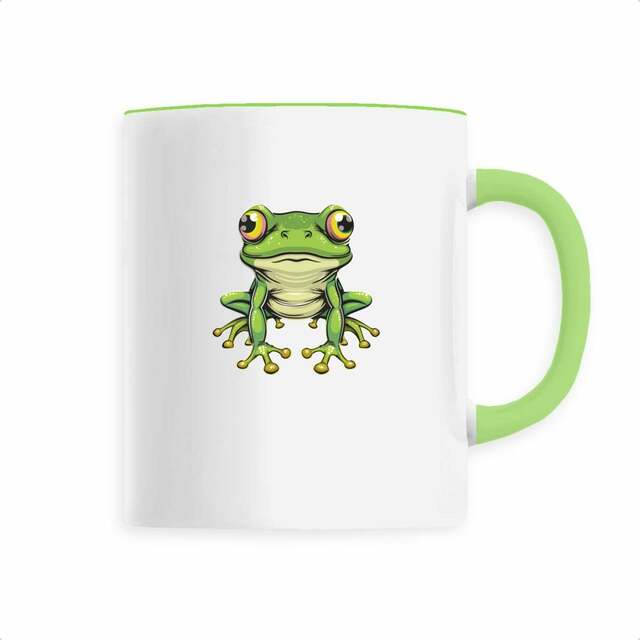Image front Mug céramique grenouille rigolote