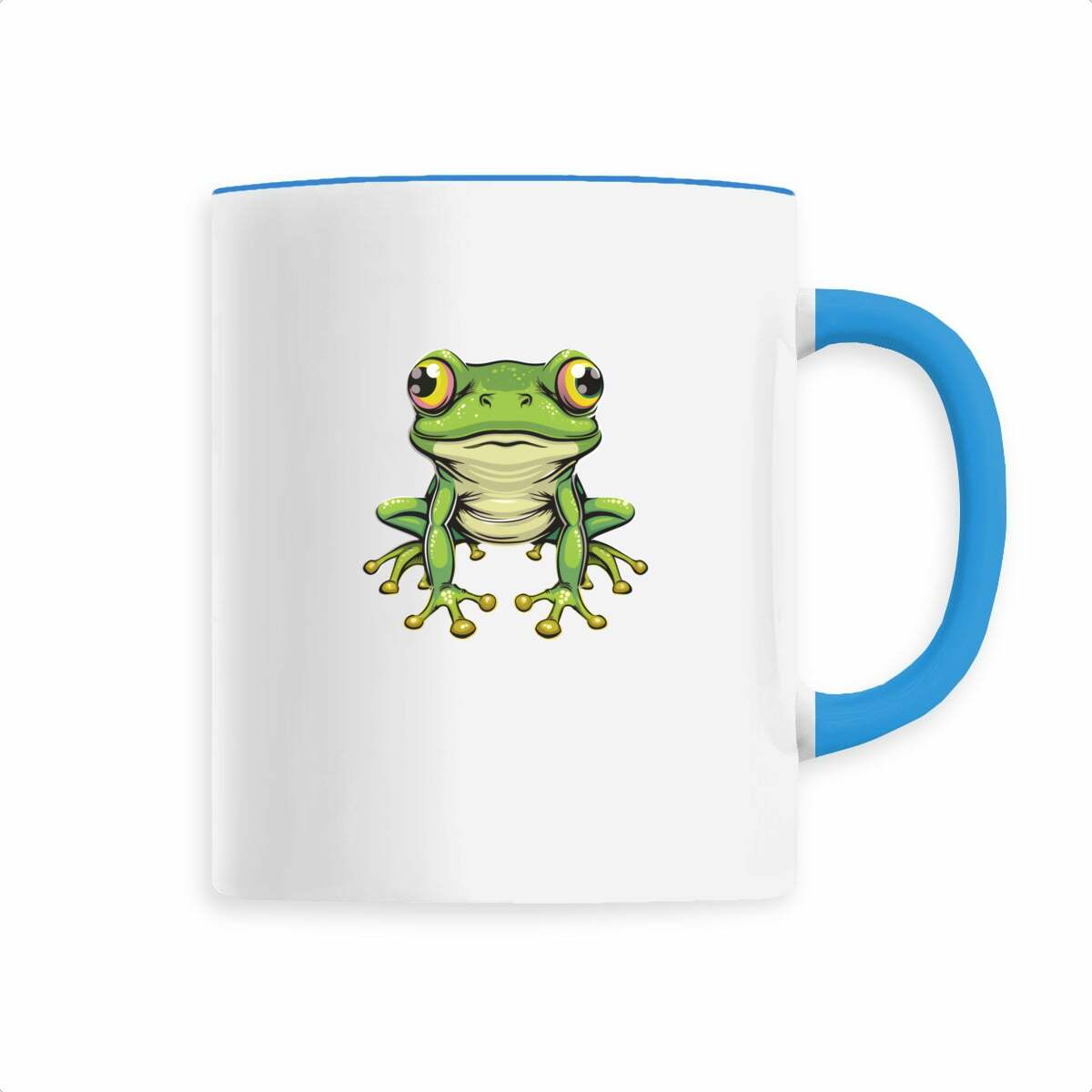 Image back Mug céramique grenouille rigolote