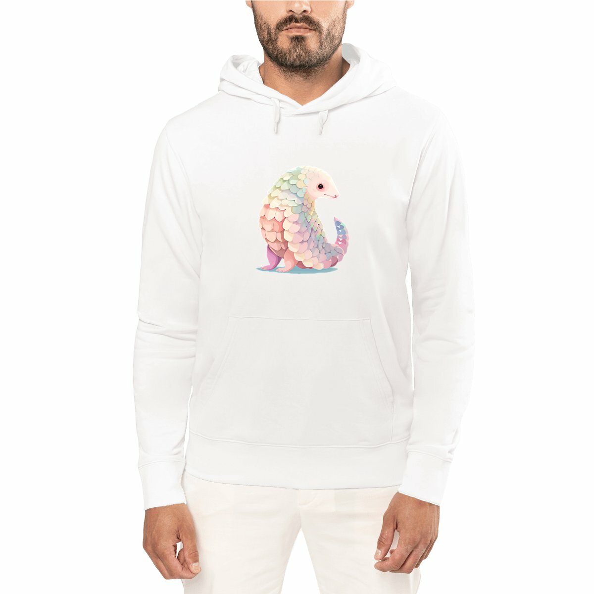 Image front Sweat à capuche Léger Unisexe Pangolin : Confort et Style