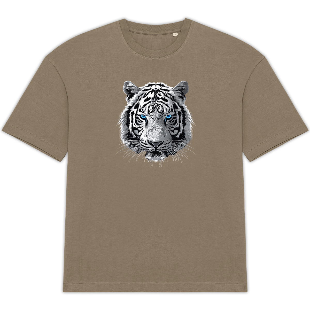 Image front T-shirt Unisexe Oversized tigre