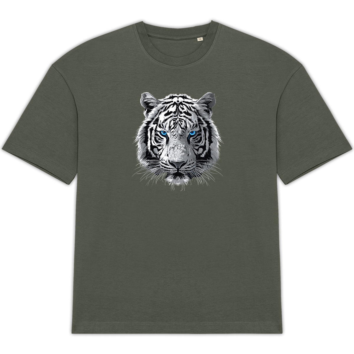 Image back T-shirt Unisexe Oversized tigre