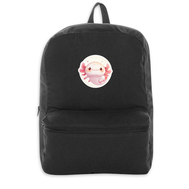 Image back Sac à dos 100 % recyclé - Axolotl Mignon pour Petits Aventuriers