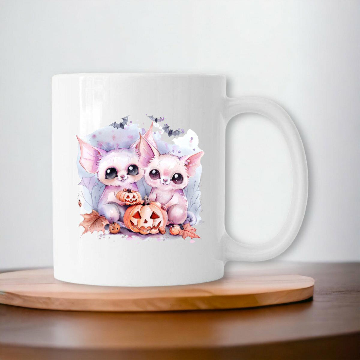 Image front Mug céramique Halloween Chauve Souris