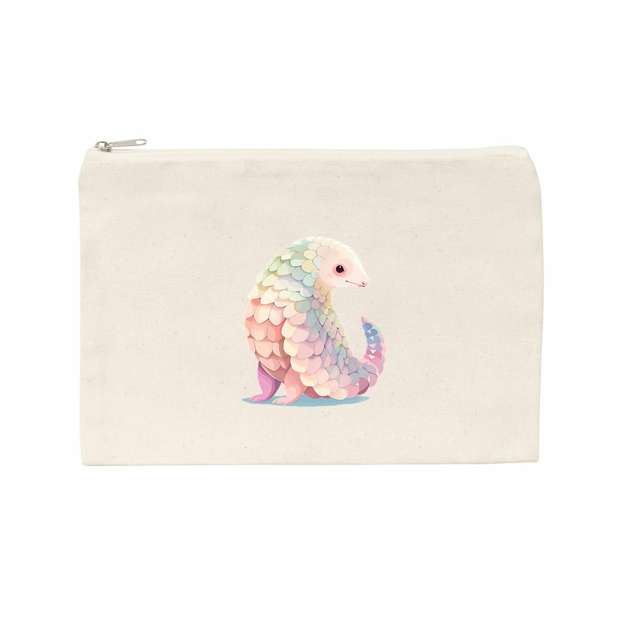 Image back Pochette en coton recyclé PANGOLIN mignon pour un style unique